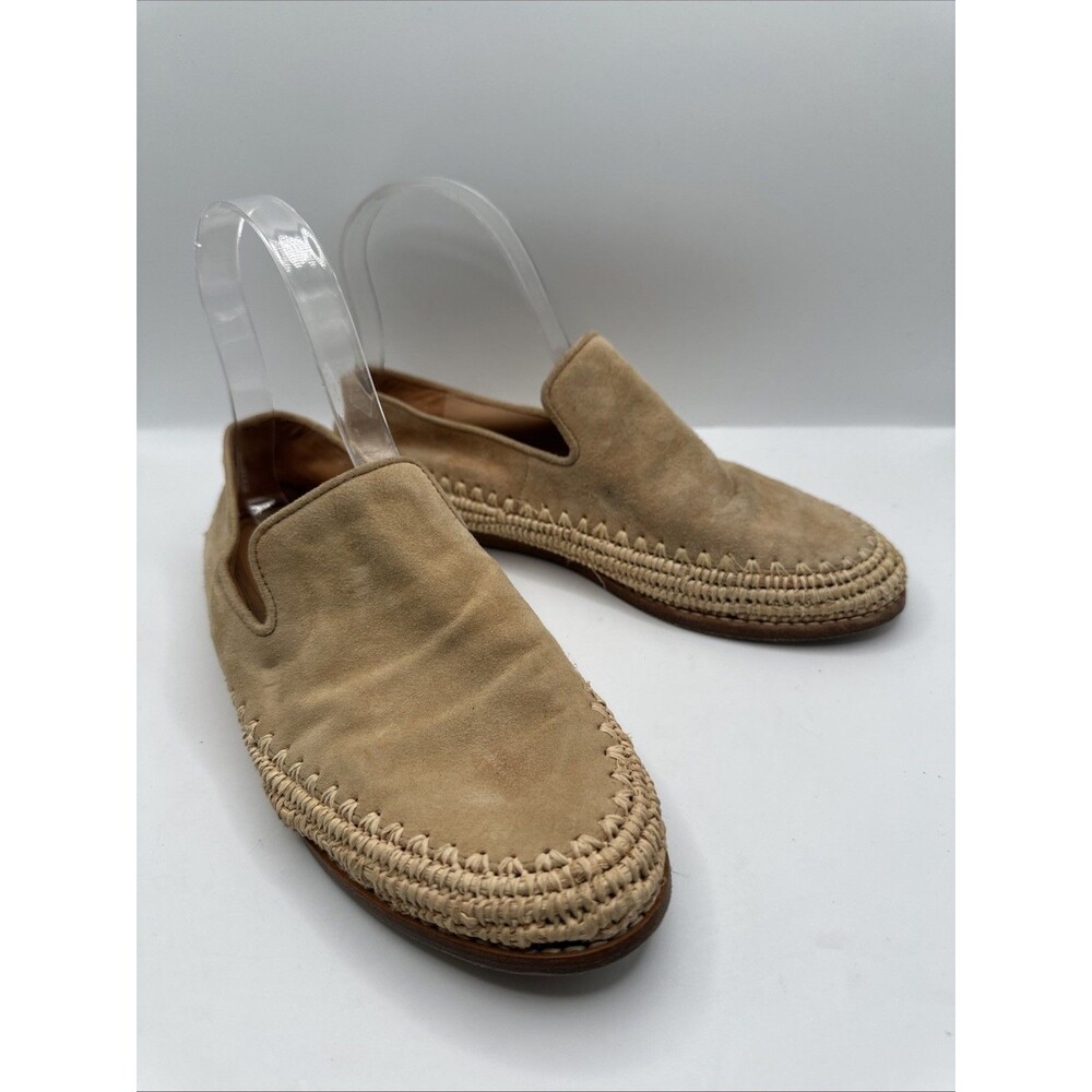 Vince Jalen Roasted Suede Espadrille Loafer Sz 6